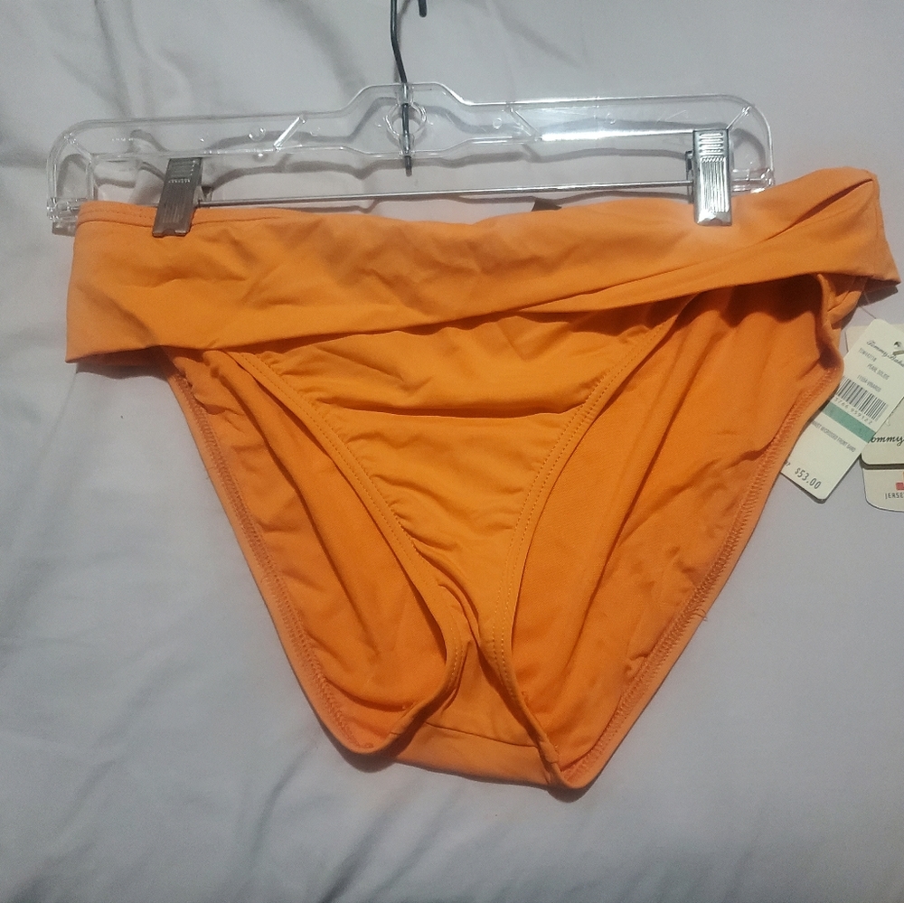 Tommy bahama, size L bikini bottoms, orange